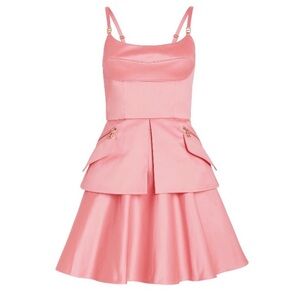 Brandon Maxwell sz4 pink dress Barbie cutie!